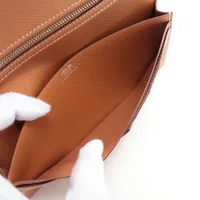 エルメス ベアンスフレ ヴォーエプソン ロングウォレット ゴールド