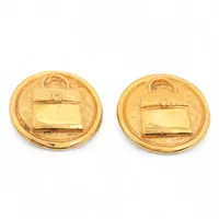 セリーヌ ヴィンテージロゴ 89 イヤリング(両耳用) GP×フェイク