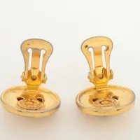 Celine Earrings (for both ears) GP×Rhinestone Gold | eBay