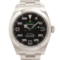 ロレックス エアキング 116900 SS SS AT 黒文字盤 あまりごま2