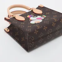 ヴィトン×村上隆 LV×TM オンザゴーBB M13668 ブラウン RFID反応あり