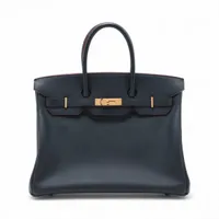 エルメス バーキン40 トゴ ブラック シルバー金具 X:2016年 A3466994