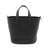 HERMES インザループ18 ブラック ゴールド金具 HERMES エルメス インザループ18 ハンドバッグ トリヨン