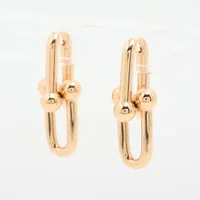 ティファニー リボン ダイヤ ピアス 750(YG) 4.0g A3067852