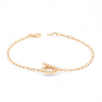 エルメス ヴェルティージュ クール ダイヤ ブレスレット 750(PG) SH