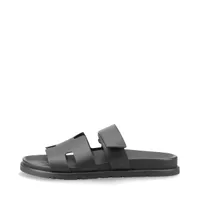 エルメス シプレ レザー サンダル 42 メンズ ブラック ベルクロ