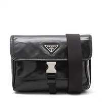 PRADAナッパ Prada ナッパレザー ショルダーバッグ | ブラウン | FARFETCH JP