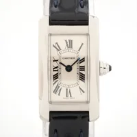 カルティエ タンク マストSM WSTA0042 SS✕革Qzシルバー文字盤 Cartier カルティエ WSTA0042 タンク マスト ウォッチ SM