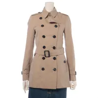 バーバリーブルーレーベル ウール×アンゴラ コート 40