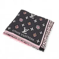 ヴィトン 415816 スヌード グランフロア スヌード ウール ピンク