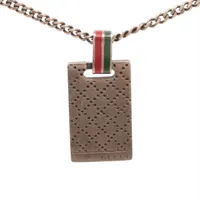 グッチ インターロッキングG アラベスク ネックレス 925 7.0g