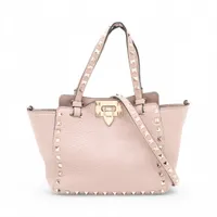 ヴァレンティノガラヴァーニ Vロゴ レザー 2WAYハンドバッグ