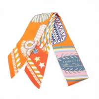 エルメス ツイリー ツインズ ド レ ブックル ビジュー スカーフ シルク