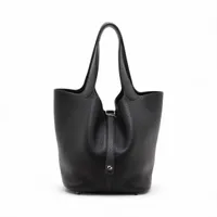 エルメス ピコタンロック22 MM トリヨンクレマンス ブラック シルバー金具 C:2018年