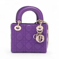 【n出品】クリスチャンディオールレディデイオール DIOR | Lady Dior バッグ ミディアム カナージュ ラムスキン