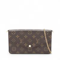 ヴィトン モノグラム ポシェットフェリシー M61276 ブラウン RFID反応あり