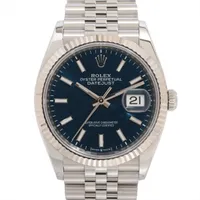 ロレックス デイトジャスト36 126234 SS×WG SS AT 青文字盤 あまりごま3