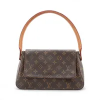 ヴィトン モノグラム ミニルーピング M51147 ブラウン