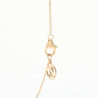 カルティエ ダムール XS ダイヤ ネックレス 750(YG) 2.1g