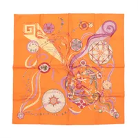 【美品】HERMES エルメス 宇宙のダンス カレ90 スカーフ フランス製 エルメス カレ90 La Danse du Cosmos 宇宙のダンス スカーフ