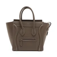 専用　セリーヌ マイクロ ラゲージ スリ ハンドバッグ マイクロショッパー セリーヌ ラゲージ マイクロショッパー レザー ハンドバッグ