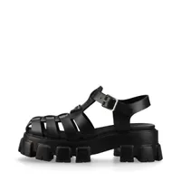 PRADA ブラック トングサンダル　レザー　35 1/2 67b74ac8af498.webp