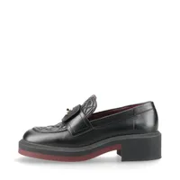 トッズ Tタイムレス レザー ローファー 37 レディース カーキ A3044162