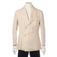 カシミヤ100％✨極美品✨ブルネロクチネリ テーラードジャケット アイボリー M メンズ ブレザー＆ウエストコート | Brunello Cucinelli