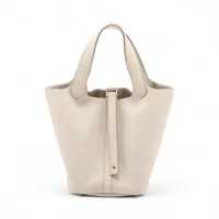 エルメス ピコタンロック18 PM トリヨンクレマンス ベトン ゴールド金具 W:2024年