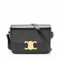 セリーヌ オーバルパース キュイル トリオンフ レザー