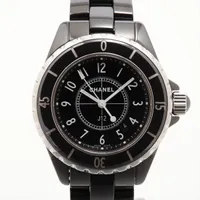 【新品電池】シャネル マトラッセ 黒文字盤 腕時計 スクエア パテント純正ベルト 新品電池】シャネル マトラッセ 黒文字盤 腕時計 スクエア