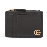 グッチ GGマーモント 435305 レザー キーケース ブラック