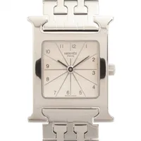 エルメス クリッパー GP×SS GP×SS QZ アイボリー文字盤 ID032385｜中古