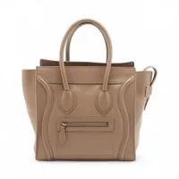 セリーヌ　Céline ベージュ ラゲージ マイクロ ショッパー　デューン 楽天市場】セリーヌ CELINE ラゲージ マイクロショッパー トート