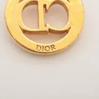 ディオール　クレール ディー リュヌ ピアス　CDロゴ　ラインストーン　両耳用 ディオール CDロゴ ピアス(両耳用) GP×ラインストーン ゴールド