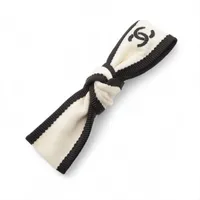 ⭐︎美品⭐︎ シャネル カチューシャ ココマーク リボン サテン ベロア ⭐︎美品⭐︎ シャネル カチューシャ ココマーク リボン サテン