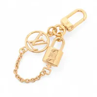 ルイヴィトン ポルトクレ アイスボール バッグチャーム M66779 ヴィトン M66779 ポルトクレ アイスボール チャーム GP×レジン