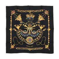 46376★年 エルメス スカーフ カレ90 絹の木 シルク 46376☆年 エルメス スカーフ カレ90 絹の木 シルク 46376☆年