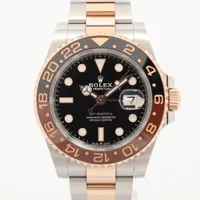ロレックス GMTマスターⅡ 126711CHNR PG×SS PG×SS AT 黒文字盤 あまりごま1