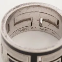 エルメス ムーブアッシュ リング 49 925 7.2g シルバー DP020287