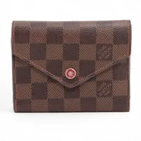 週末セール♡ルイヴィトン ダミエ ポルトフォイユ エミリー 長財布 コクリコ ヴィトン ダミエ ポルトフォイユゾエ N60166 コクリコ