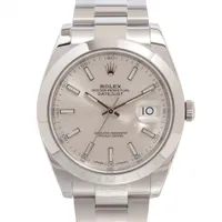 ロレックス デイトジャスト41 126300 SS SS AT シルバー文字盤 あまりごま1