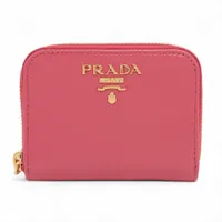 PRADA プラダ ヴィッテロムーブ 1MM268 レザー 財布 ピンク 革 PRADA プラダ ヴィッテロムーブ 1MM268 レザー 財布 ピンク 革