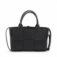 ボッテガヴェネタ ダブルノット ミニ レザー ハンドバッグ