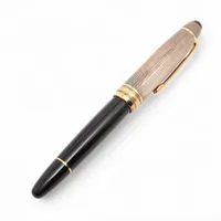 大橋堂 万年筆 GP×レジン ブラック ペン先14K 本体一部K18