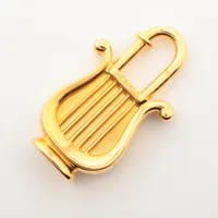 エルメス カデナ ハープ 1996 チャーム GP ゴールド A3973700