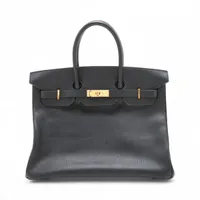 エルメス ボリード35 アルデンヌ ブラック ゴールド金具 ○Y:1995年