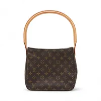 ヴィトン モノグラム ルーピングMM M51146 ブラウン