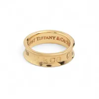 Tiffany 1837 ナロー　ルベドメタル　ワイド　リング　8号 Tiffany 1837 ナロー ルベドメタル ワイド リング 8号