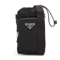 ◇プラダ◇ナイロン/1TT119/テスートトライアングル/アクセサリーポーチ PRADA プラダ 巾着 ポーチ トライアングルロゴ テスート